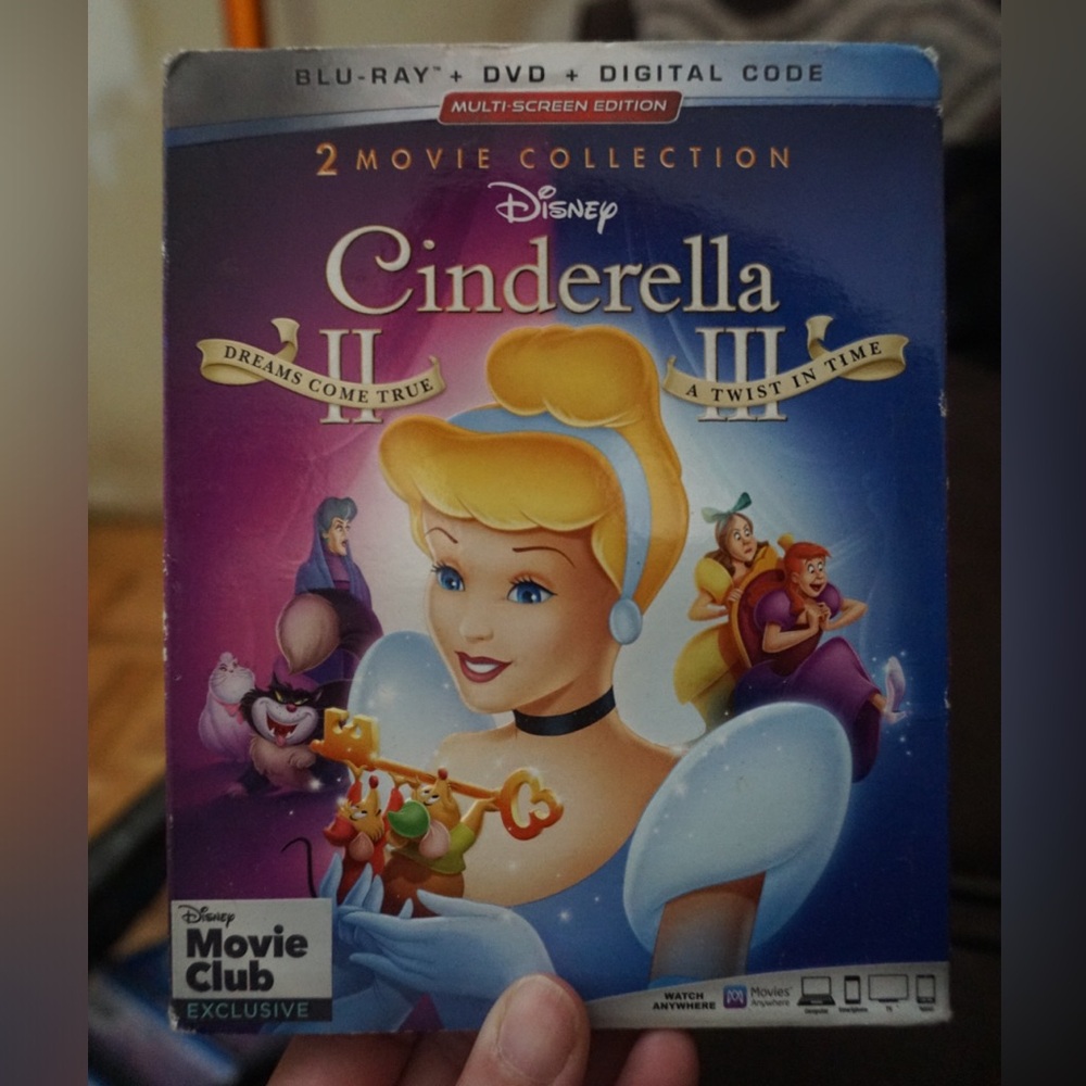 Cinderella two and three DVD